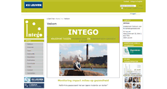 Desktop Screenshot of intego.be