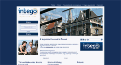 Desktop Screenshot of intego.hu